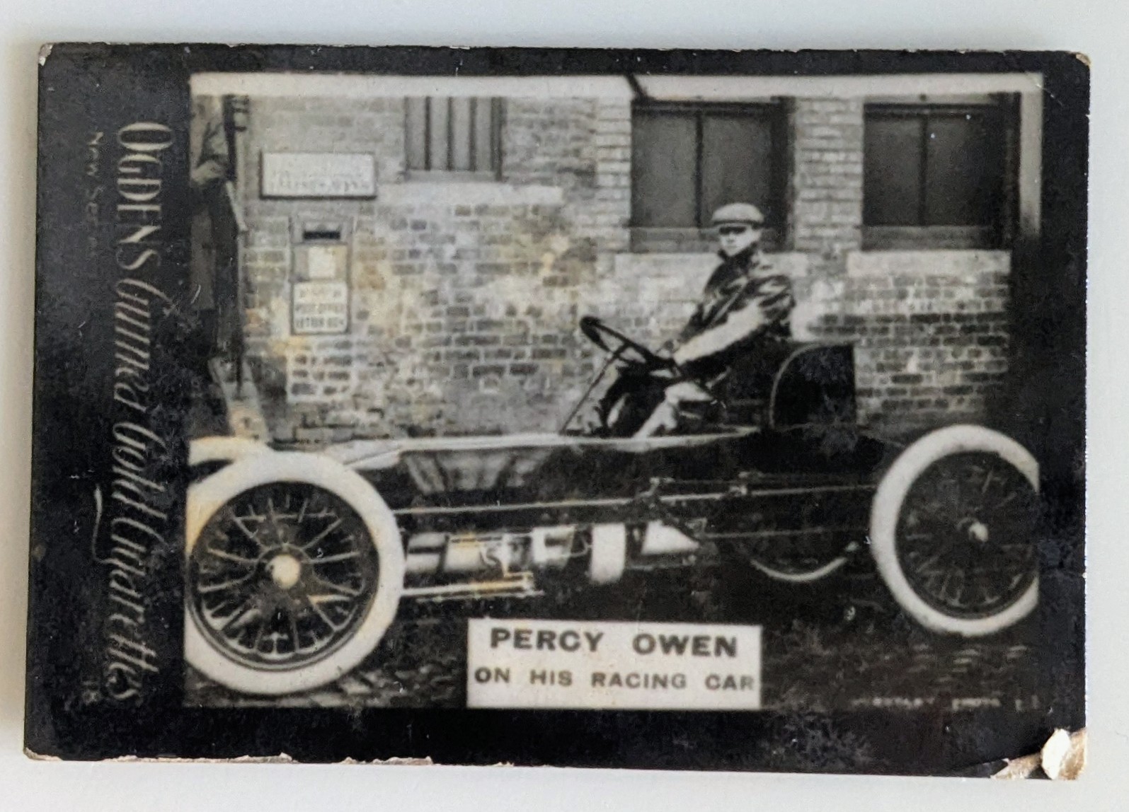 1902 Ogden's - 'Guinea Gold New Series I' -  I.98 Percy Owen On His Racing Car