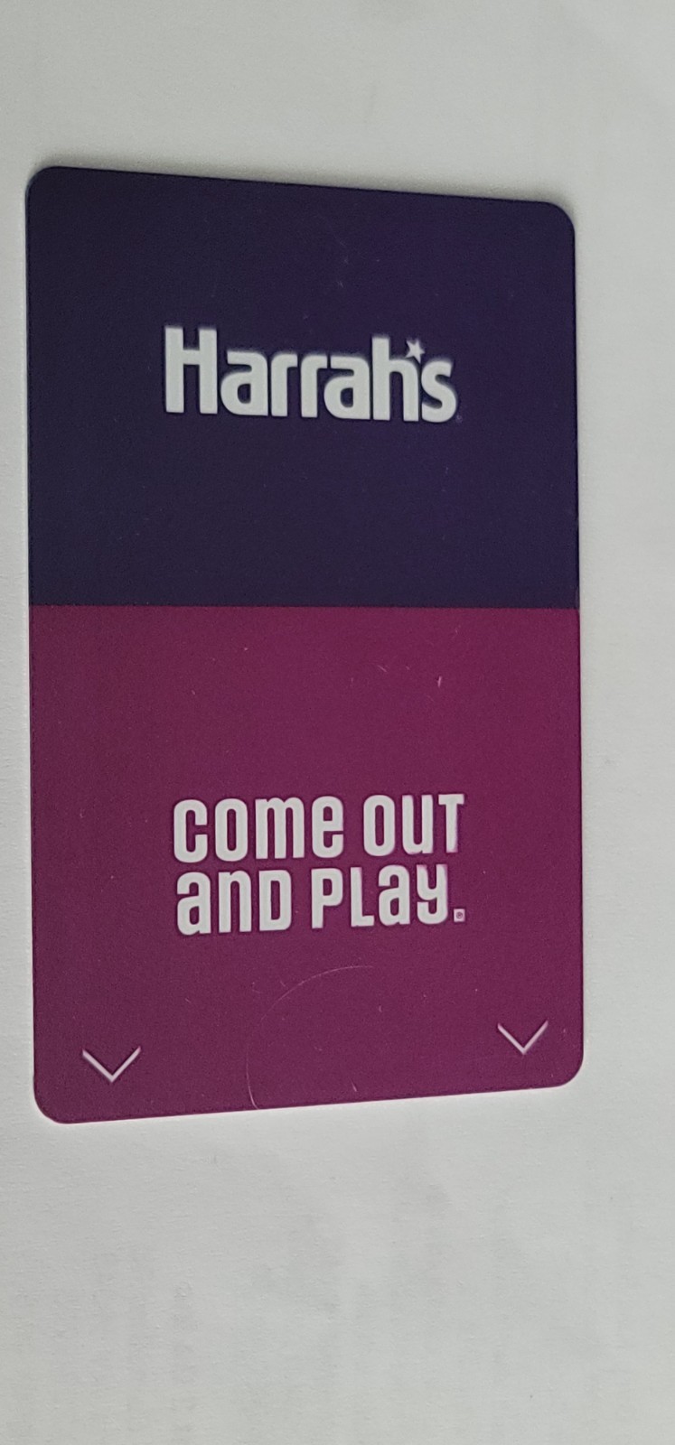 Harrah's Hotel & Casino Las Vegas Room Key Card