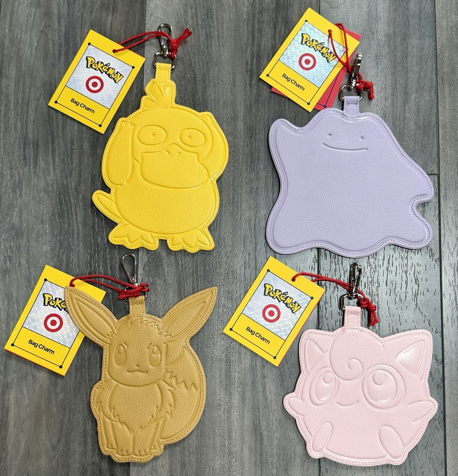 Pokémon x Target Bag Charms Bundle  - Full Set Of 4