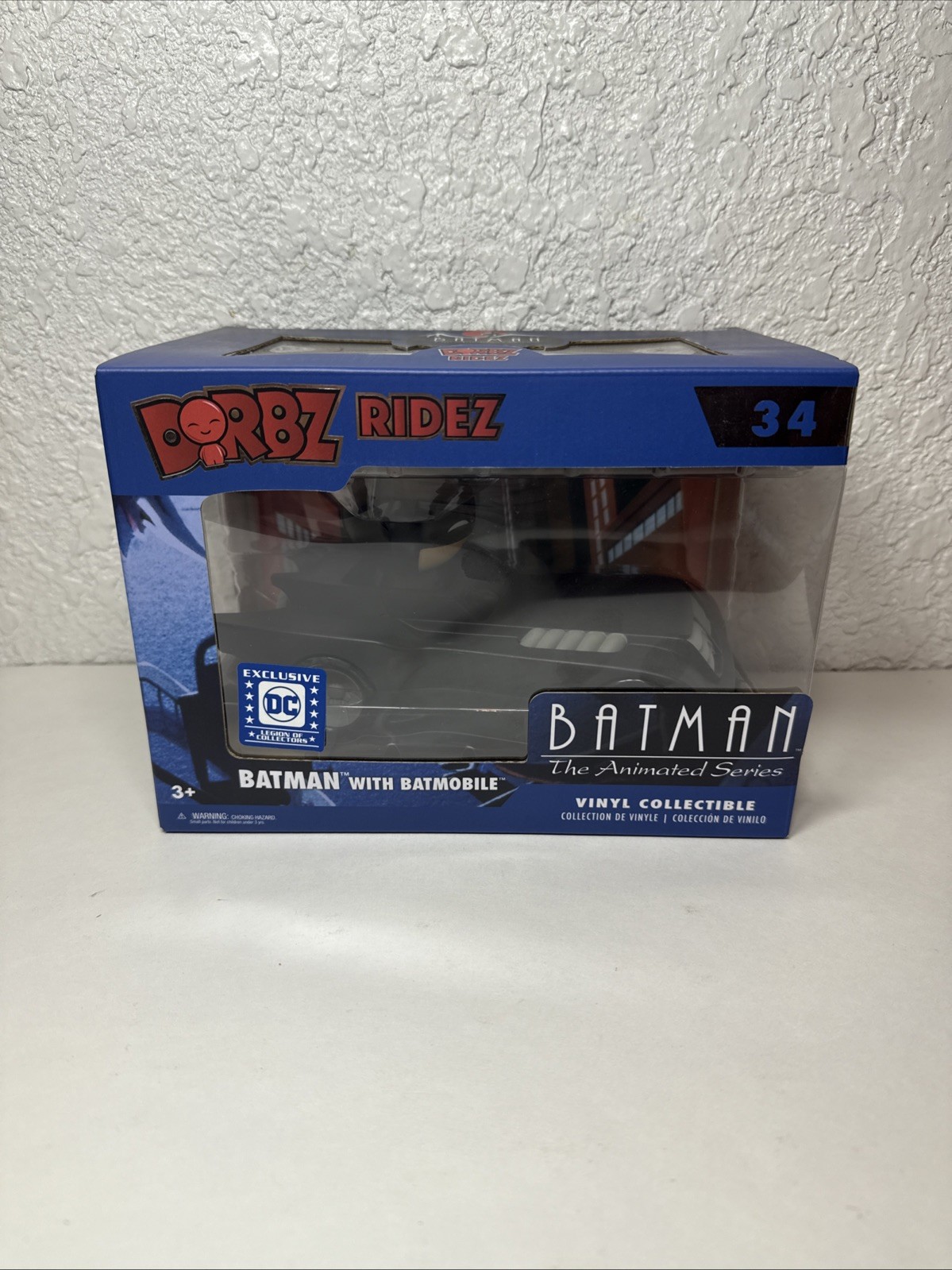 Funko Dorbz Batman W Batmobile #34 DC Legion of Collectors Ridez Batman Animated