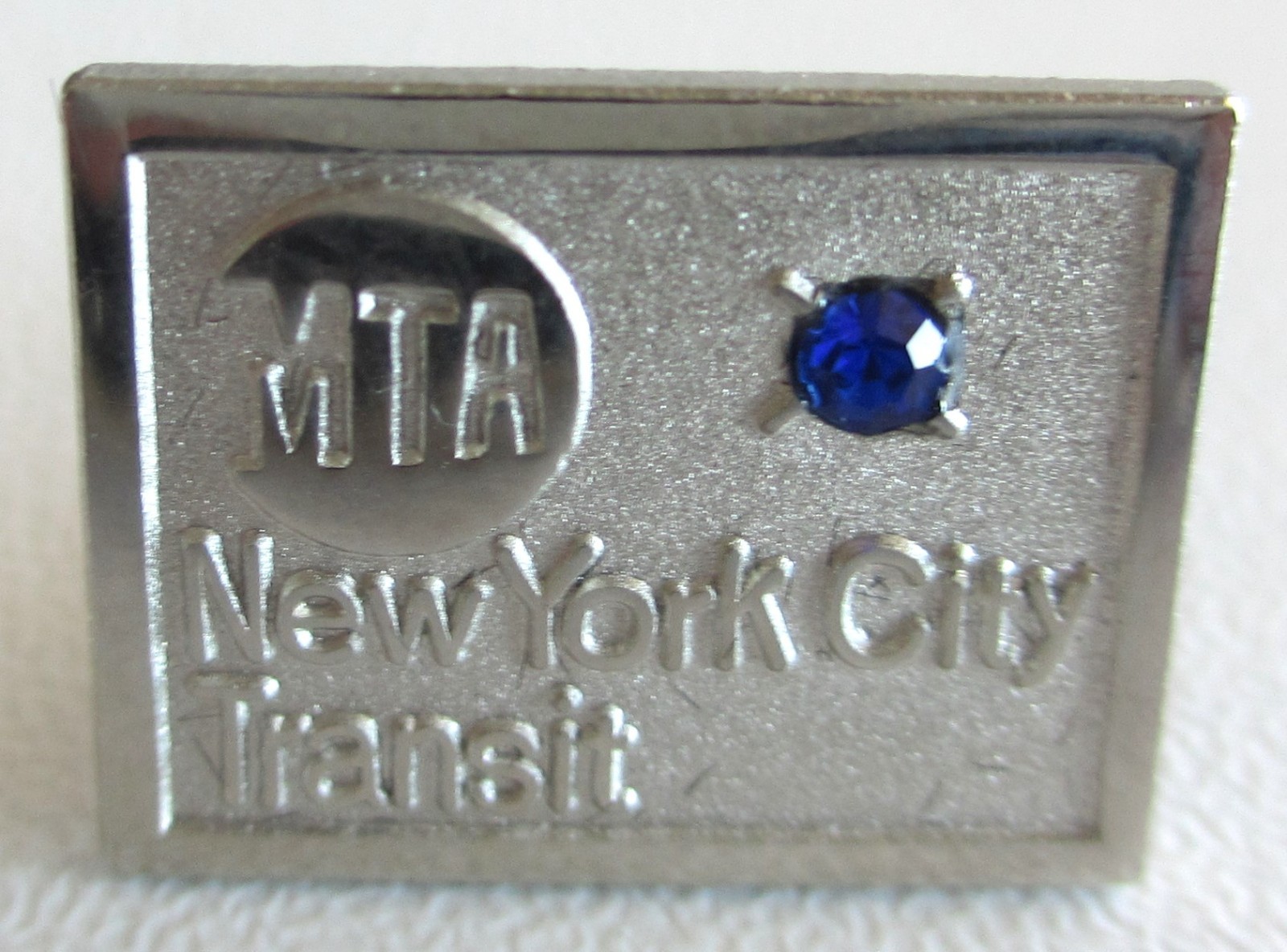 Vintage New York City Subway Transit Lapel Pin NYC