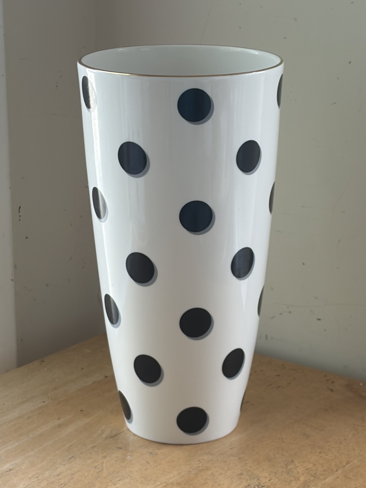 Lenox Kate Spade New York Daisy Place Polka Dots Vase - 9\