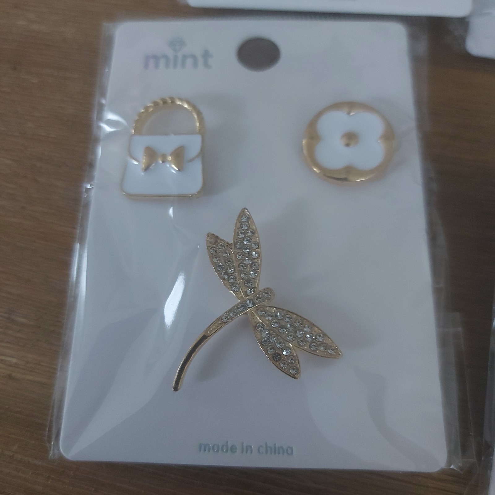 Brooch Pin Pinbacks , set 3 pcs.Free Shipping#1/11