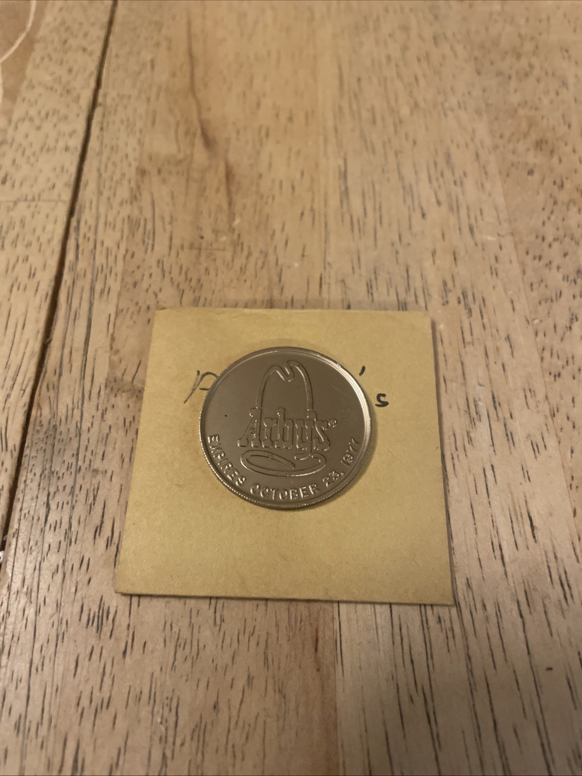 VTG Arby's Restaurant Worth 25 Cents in Trade at Participating Coin Token 1977