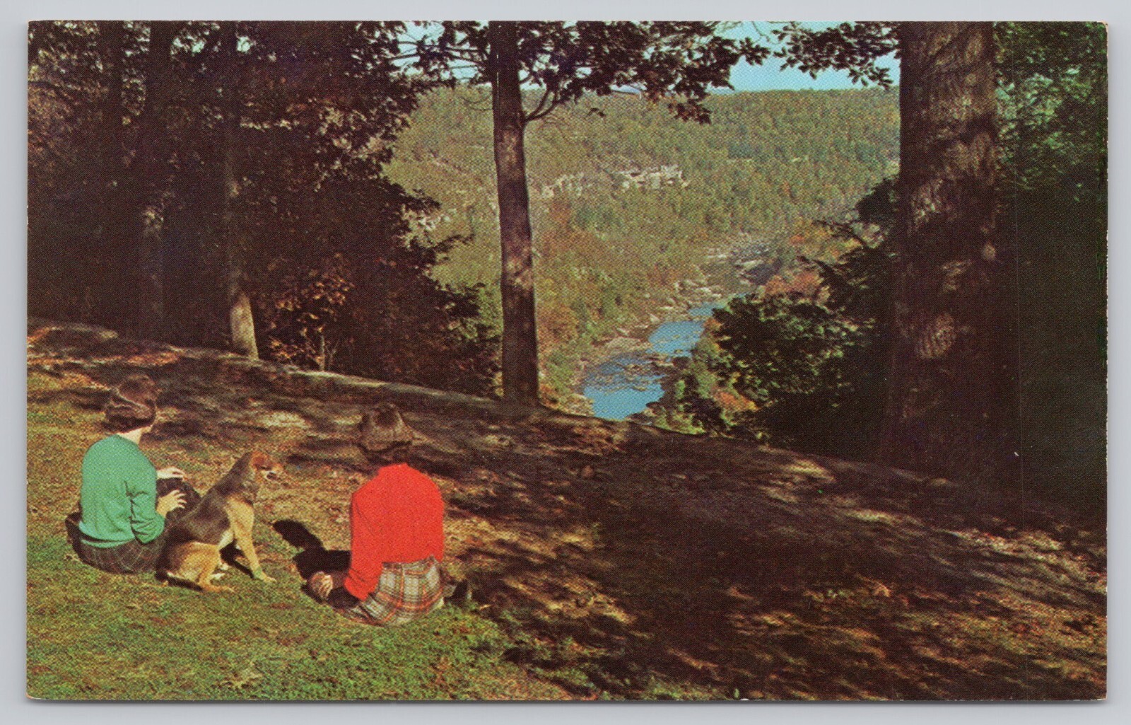 Summersville West Virginia, Carnifex Ferry Battlefield State Park, Vtg Postcard