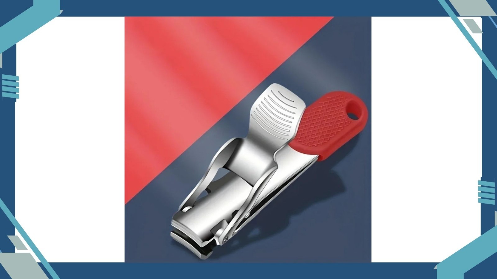 Victorinox Swiss Made Red Nail Clipper With Lanyard Hole - Stainless Steel..