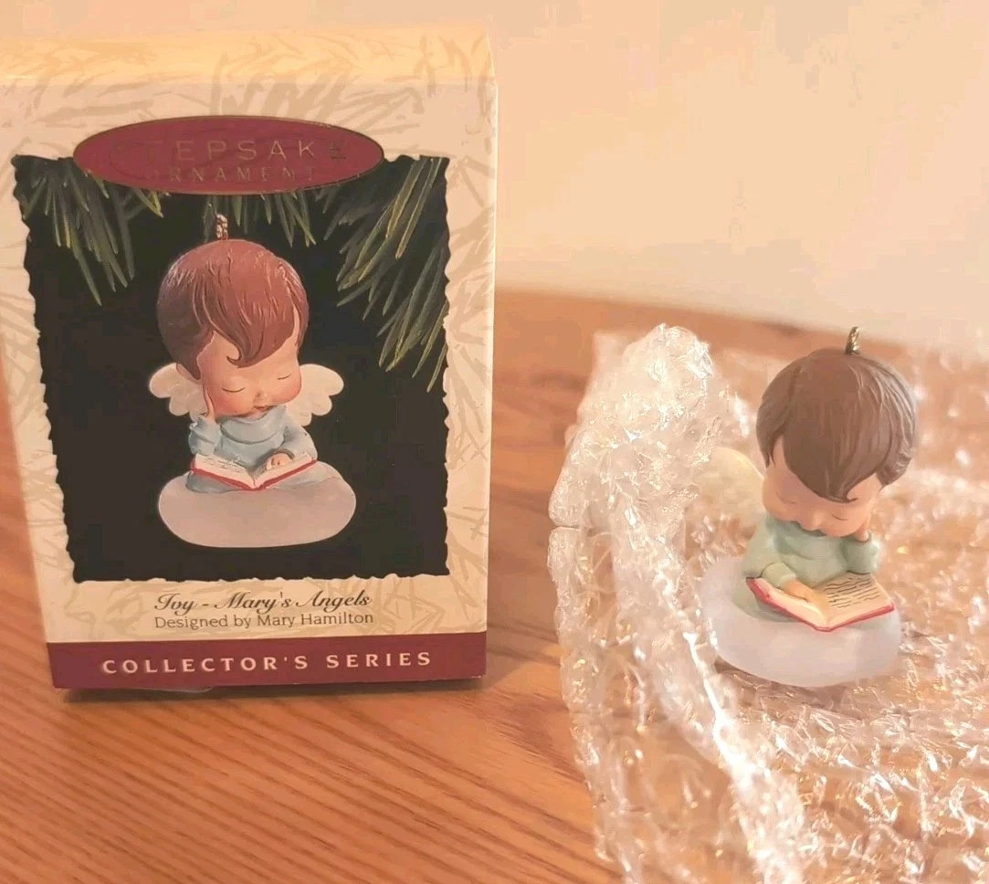 Hallmark Joy Mary\'s Angels Ornament Keepsake 1993 6th In Series New 11=16-204