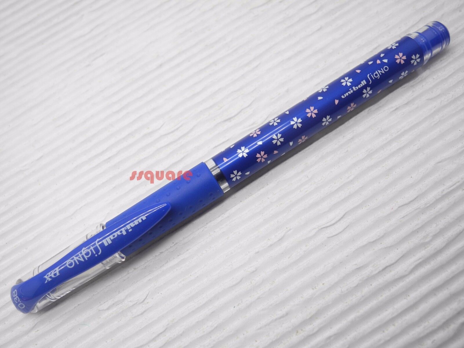 3 x Uni-Ball Signo Sakura Edition UM-151 0.38mm Rollerball Gel Pen, Blue