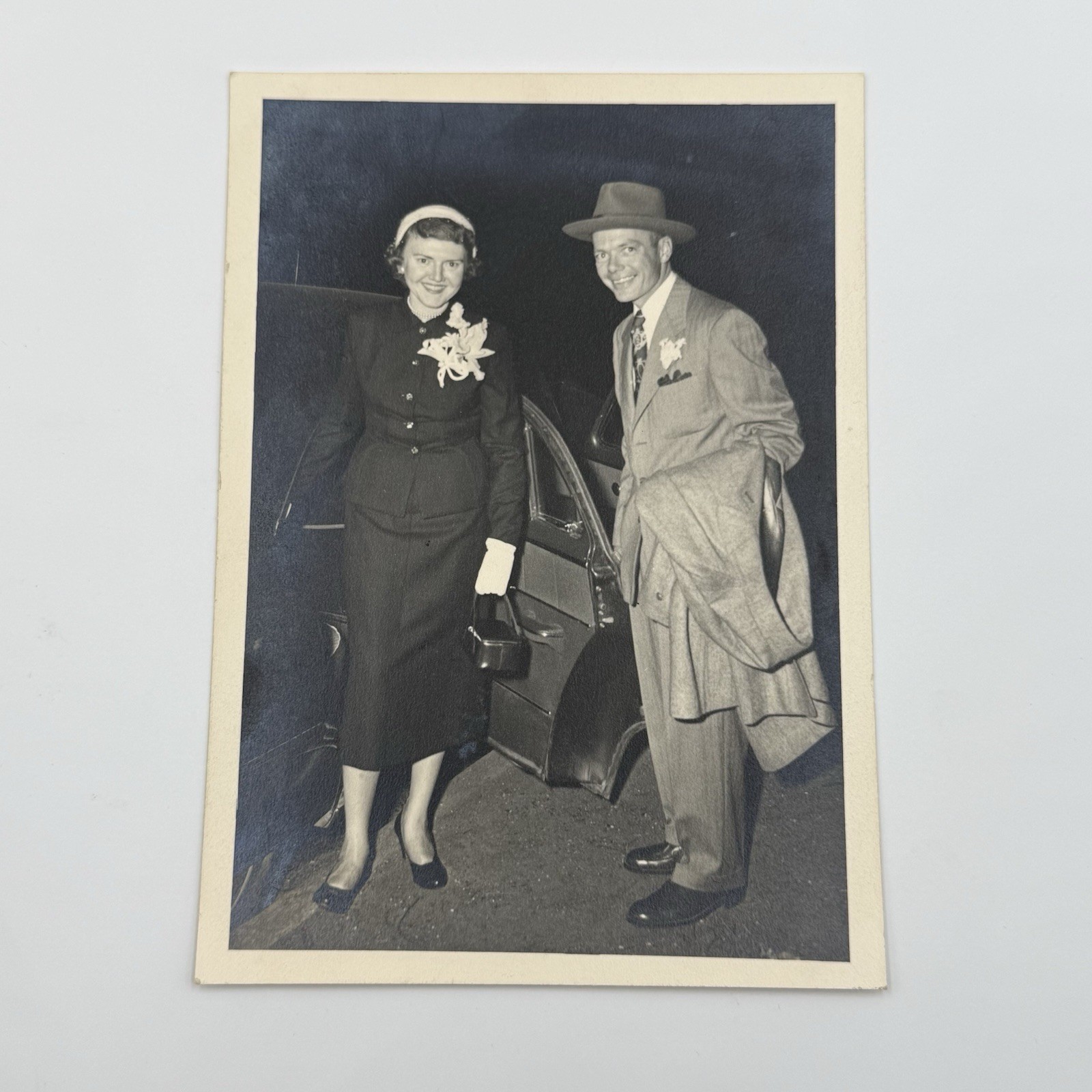 VTG  1952 Photo Unknown Couple JBR Photographers Movie Stars? Actors? Press ?