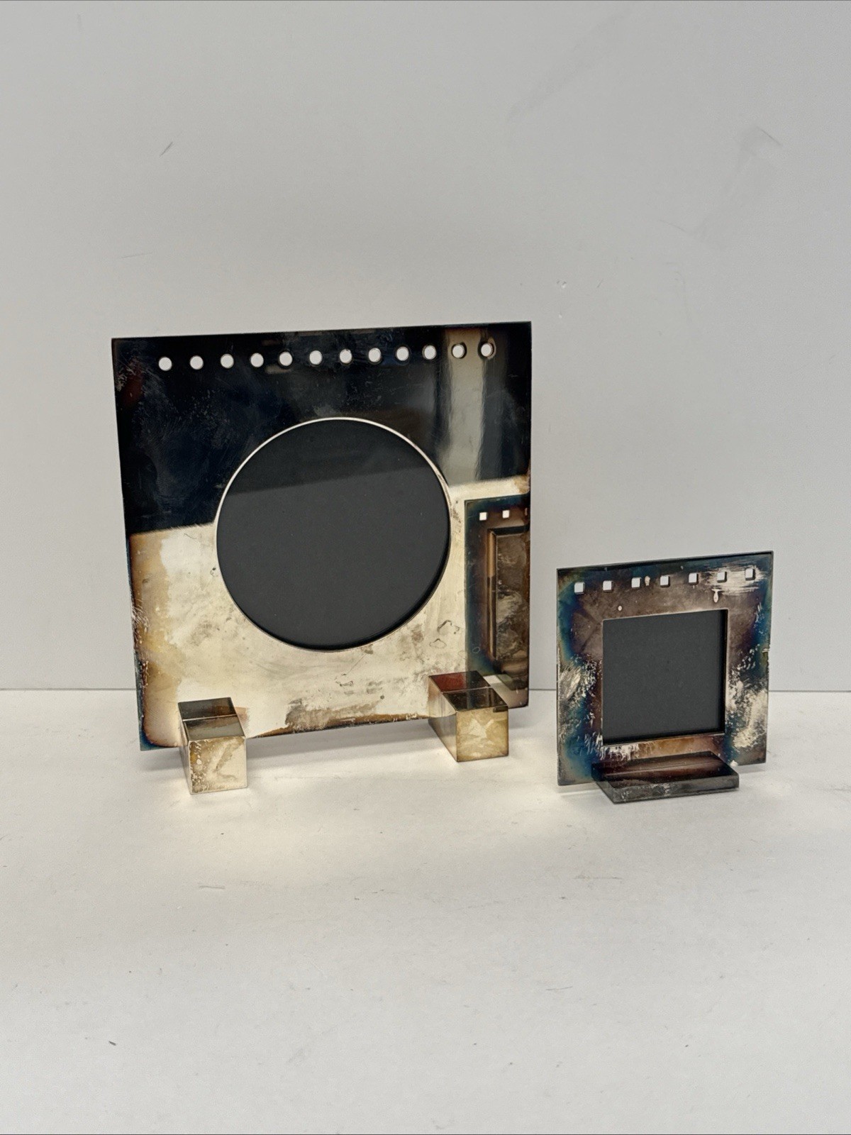 Pair Of Original Swid Powell Picture frames, silver plated made in Italy 🇮🇹