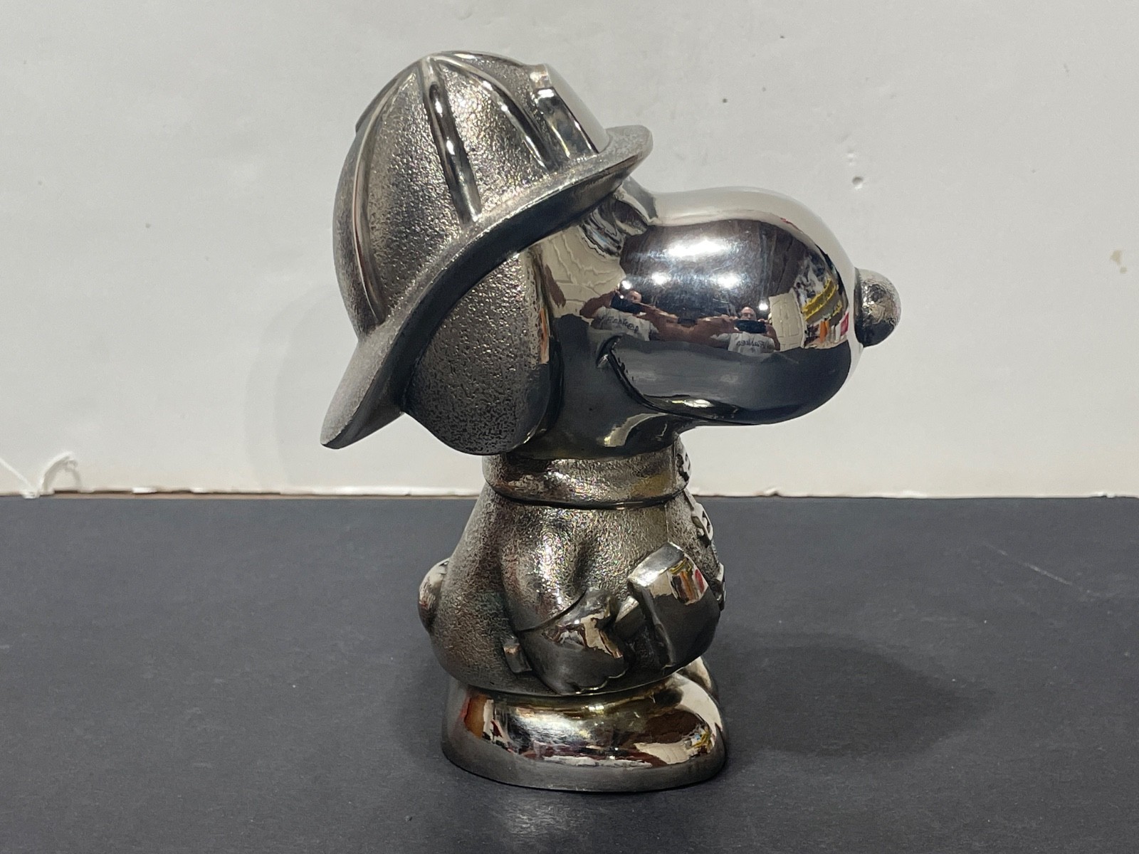 Snoopy 1958, 1966 Silverplated Fireman Piggy Bank - UFS
