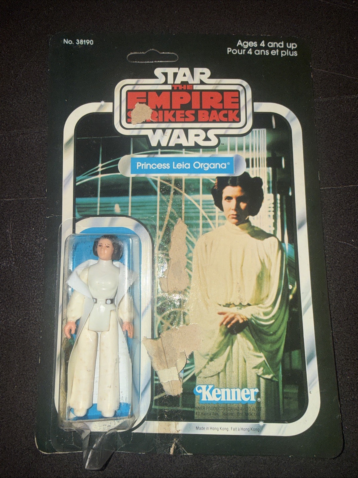 Vtg Kenner Canada Princess Leia Organa the original white-gown figure No. 38190