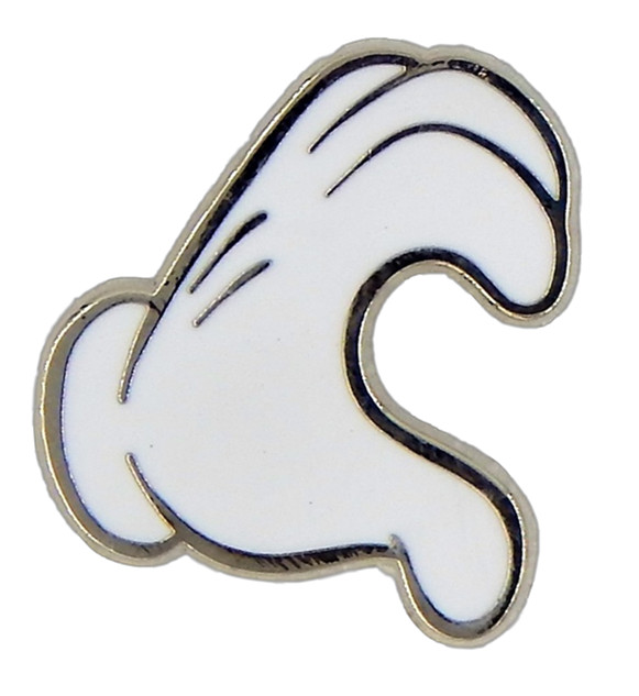Mickey Mouse Left Hand Half Heart Glove Individual Disney Park Trading Pin ~ New