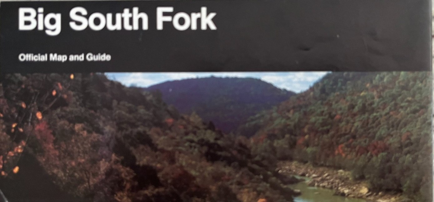 Vintage 1992 BIG SOUTH FORK RIVER/REC  NATIONAL PARK SERVICE UNIGRID BROCHURE