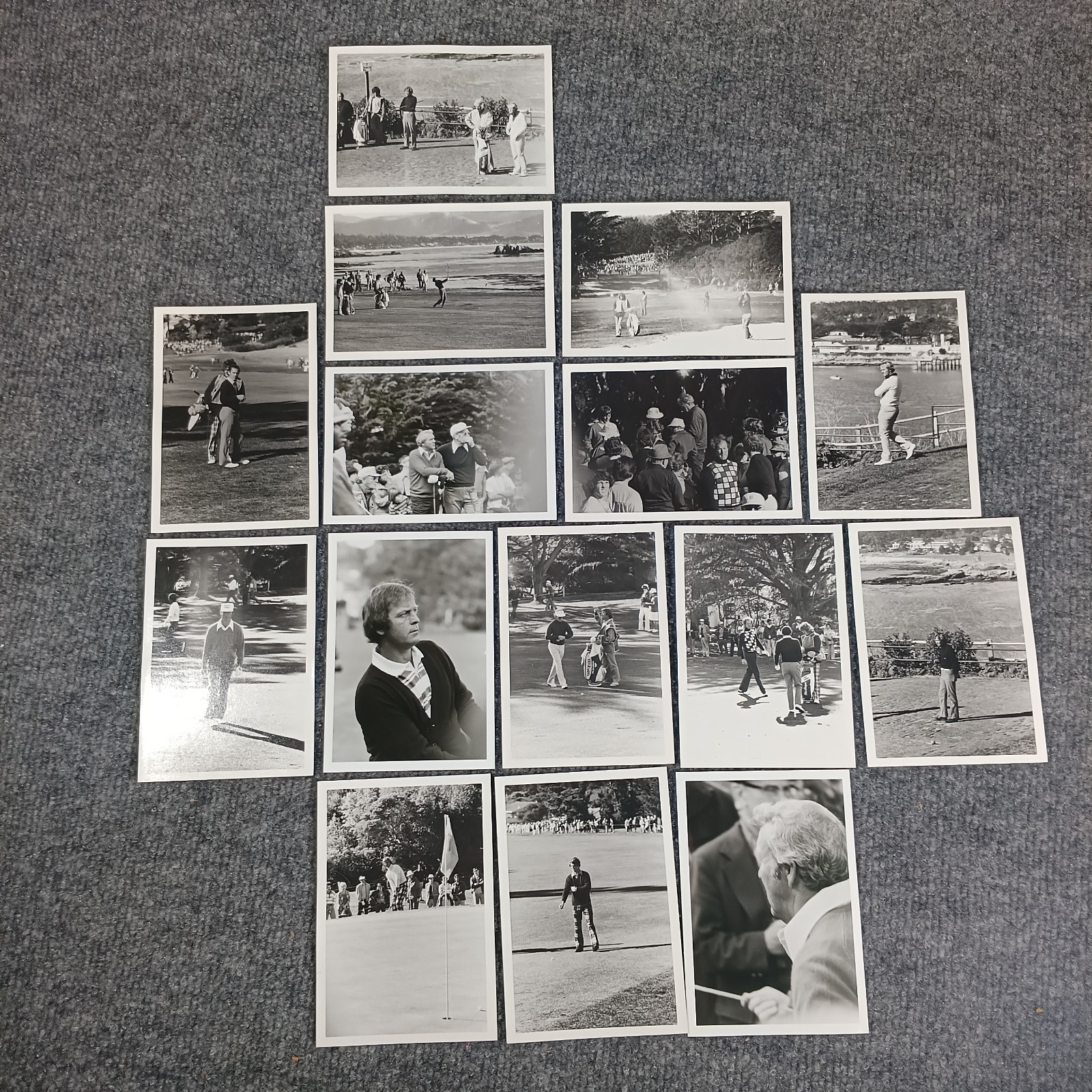 Gerald Ford Arnold Palmer 1977 Bing Crosby Pro Am Original 4x5 Golf Photos