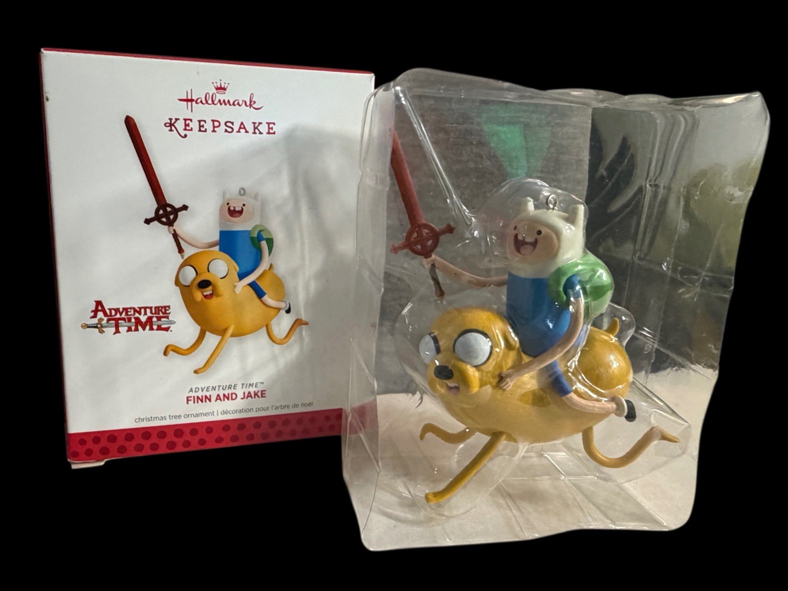 2013 Hallmark Keepsake Adventure Time Finn & Jake Ornament QXI2315 w/ Box