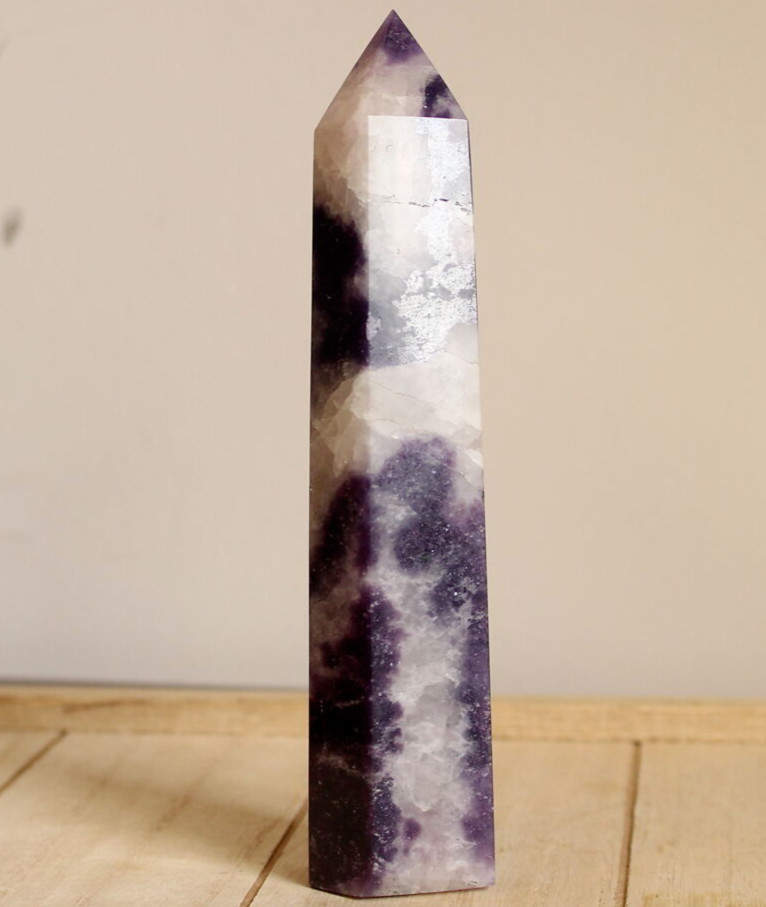 Lepidolite Tower Tall Big Large Crystal Chakra Point Gemstone Mineral Nice Lepidolite Tower Tall Big Large Crystal Chakra Point Gemstone Mineral Nice