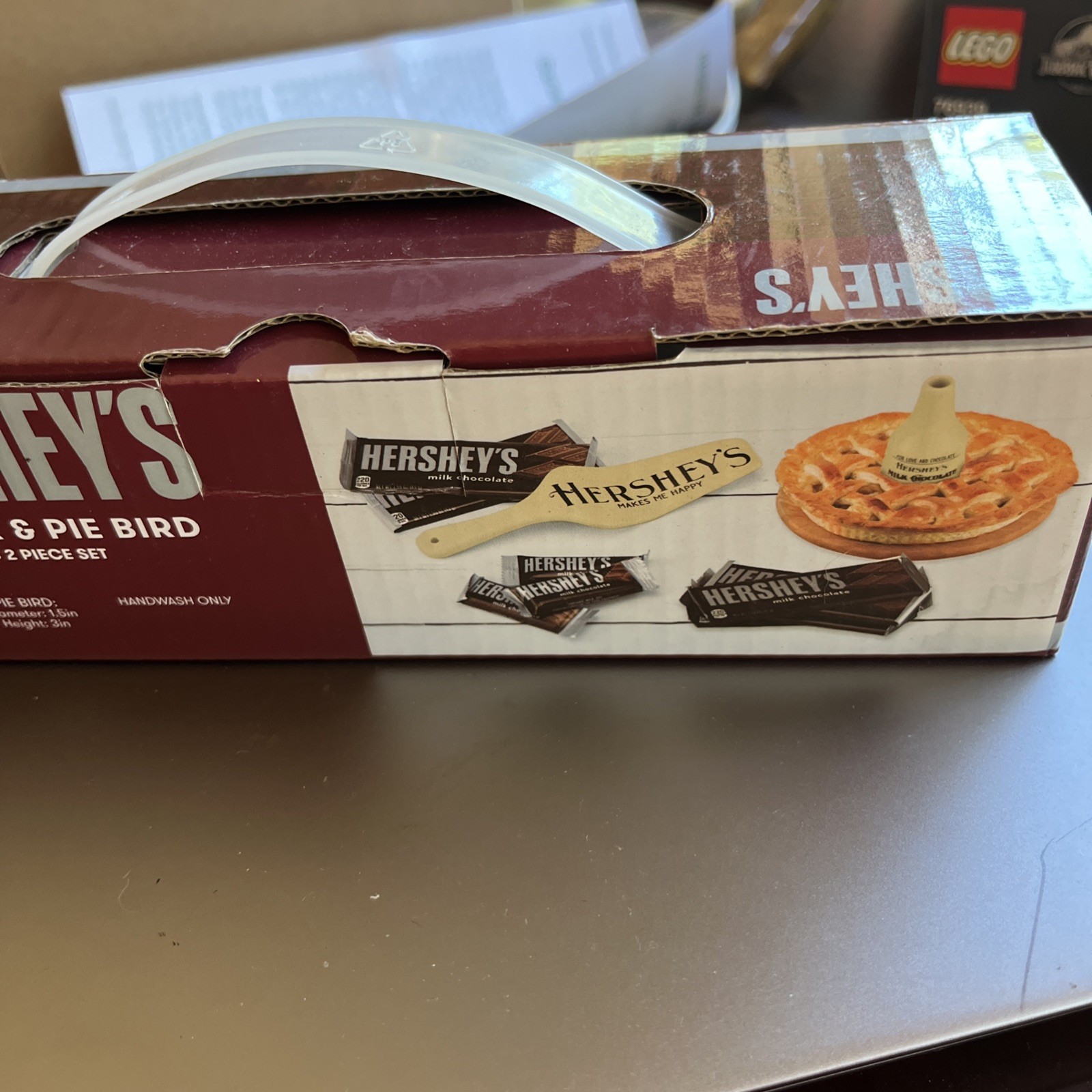Rare Hershey\'s Chocolate Pie Bird & Server Ceramic Advertising New