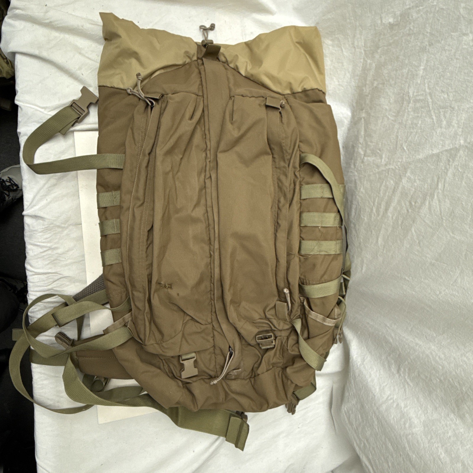DISCONTINUED Used Mystery Ranch SATL Bridger Field Pack Coyote Backpack NO LID
