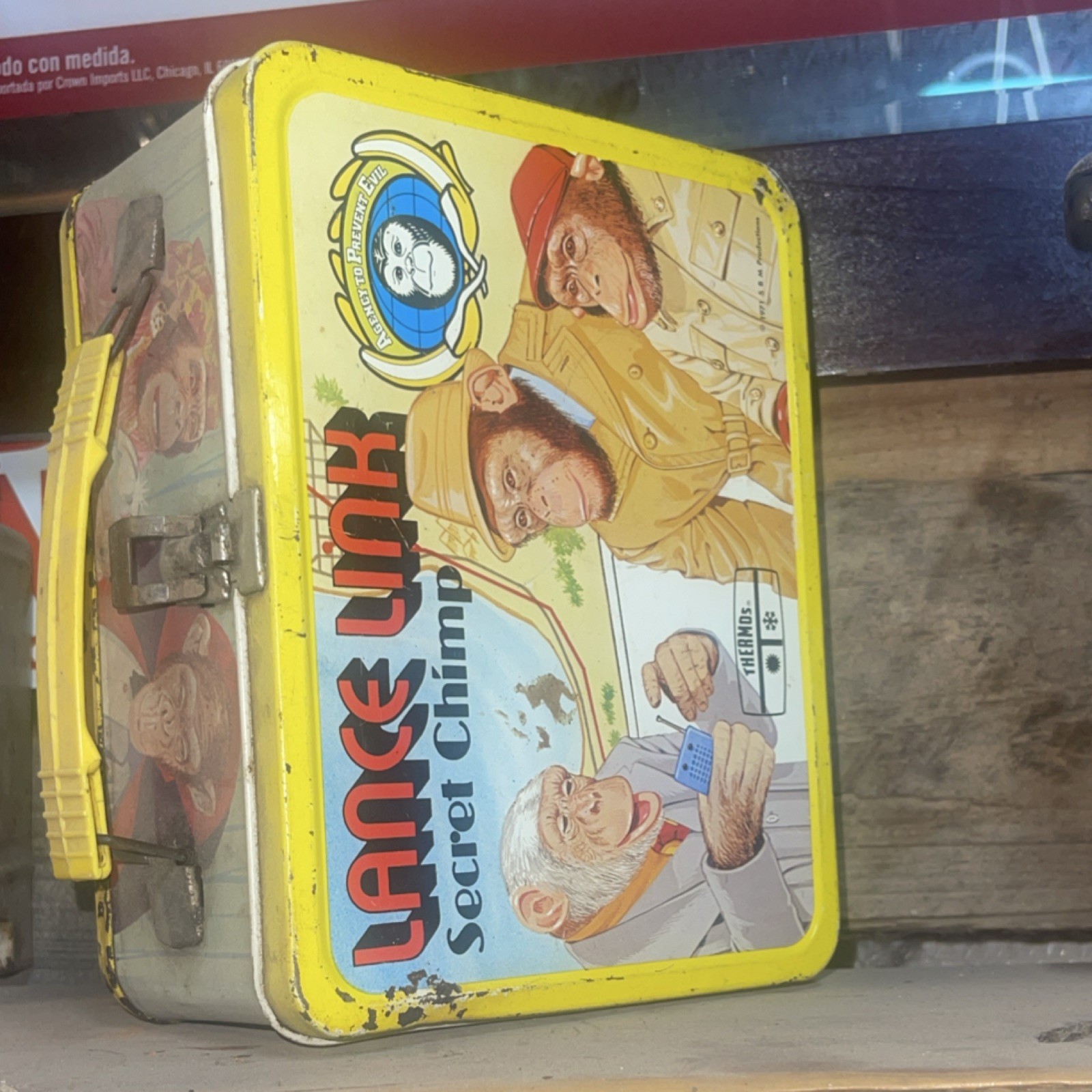 Lance Link Collectible 1970s Vintage Metal Lunchbox