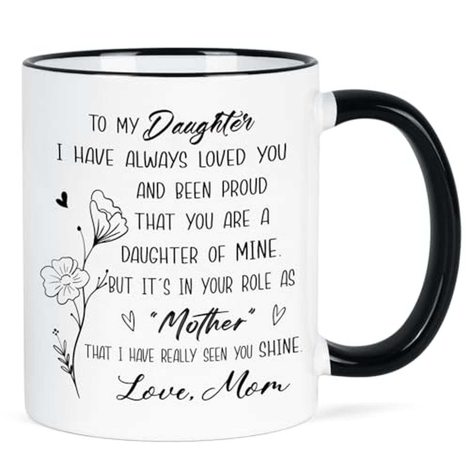 YHRJWN Daughters Gifts from Mom, Mothers Day Gifts for Daughter, To My Daught... YHRJWN Daughters Gifts from Mom, Mothers Day Gifts for Daughter, To My Daught...