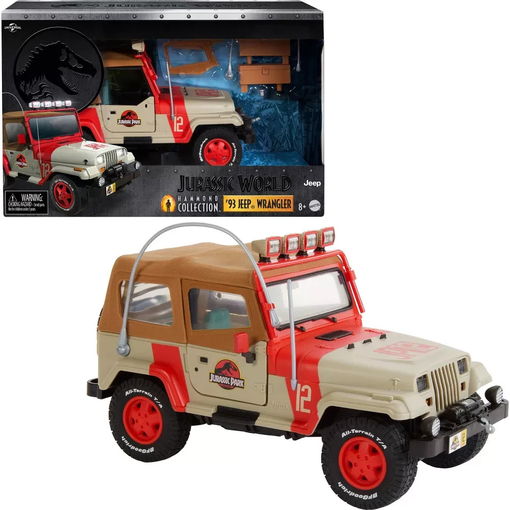 Jurassic World Hammond Collection 1993 Jeep Wrangler Toy Vehicle PRESALE