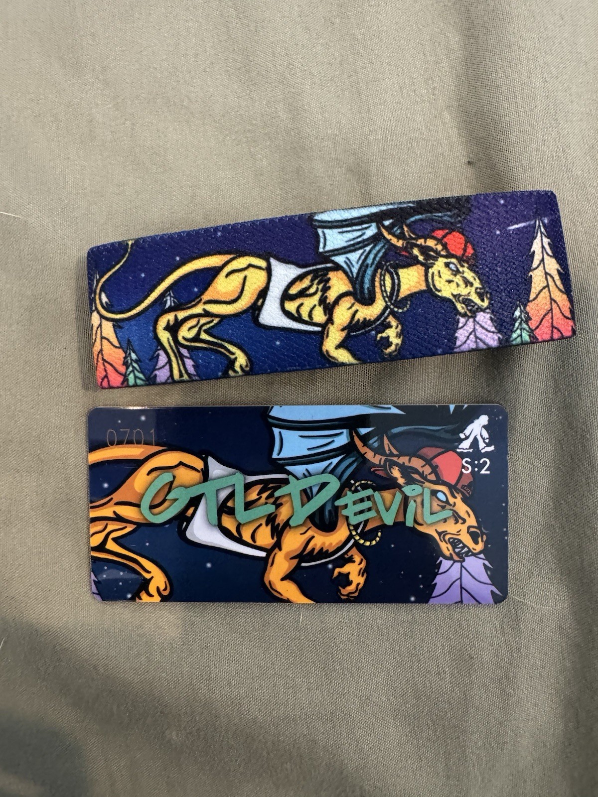 ZOX **GTL DEVIL** #701 Silver Strap Medium New