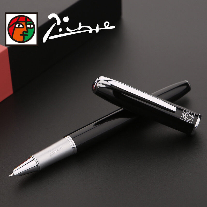 Picasso 916 Malage Fountain Pen Classic Elegant Pen Extra Fine Nib 0.38mm Black