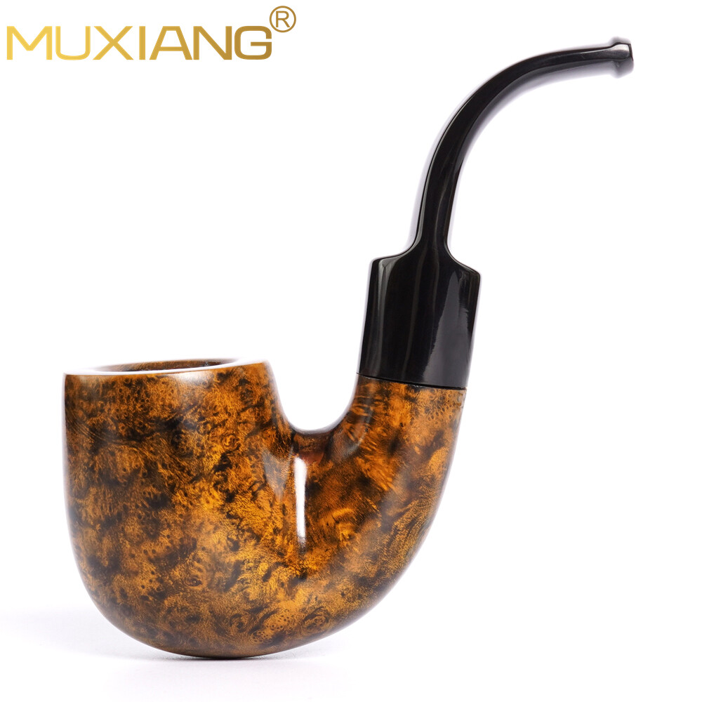 Hungarian Pipe Curved Stem Smoking Pipe Wooden Handcrafted Briar Tobacco Pipe Hungarian Pipe Curved Stem Smoking Pipe Wooden Handcrafted Briar Tobacco Pipe