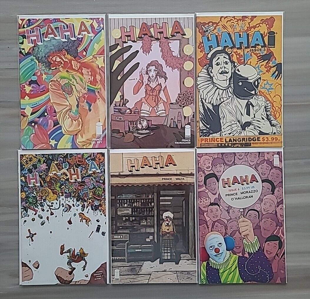 Haha #1-6 Complete Series Image Comics (Some Variants) W. Maxwell Prince