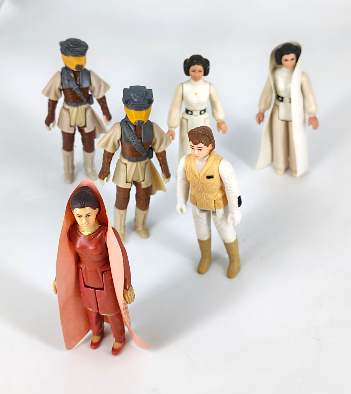 Kenner Star Wars Vintage Princess Leia Action Figures Lot of 5