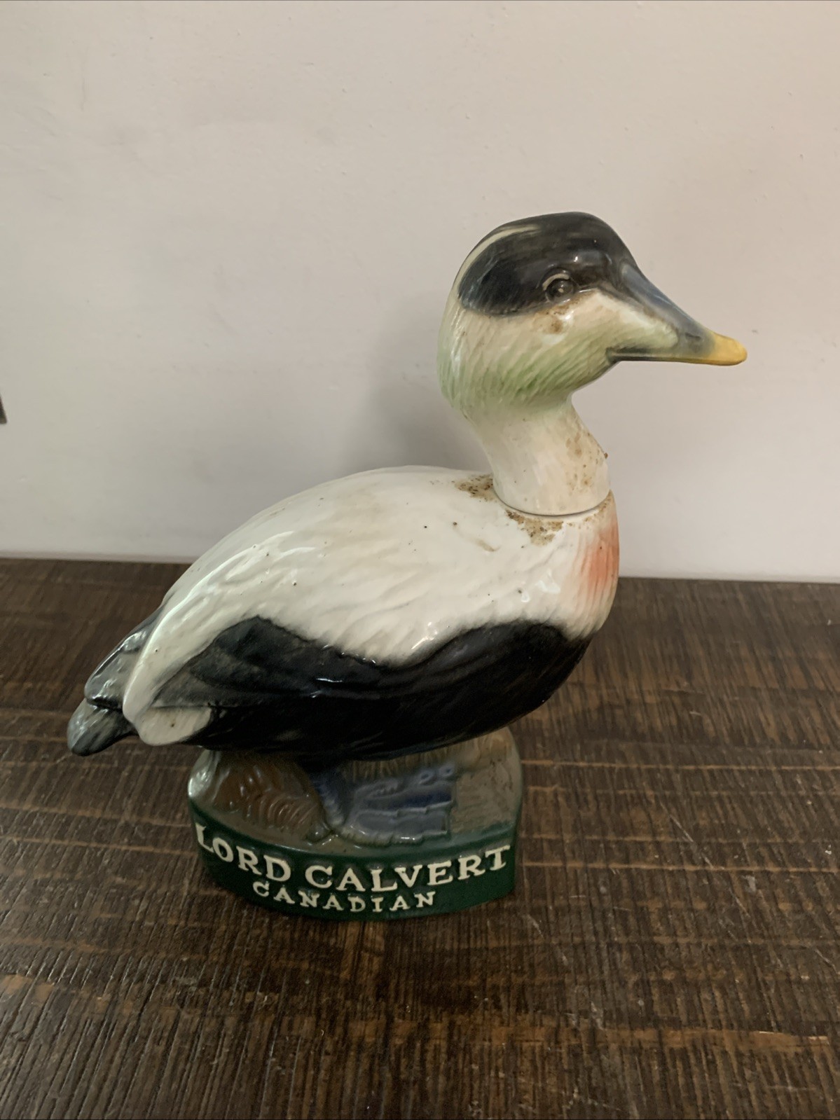 Vintage Lord Calvert Canadian Whiskey Eiden Duck Decanter (Empty) 1980 #4