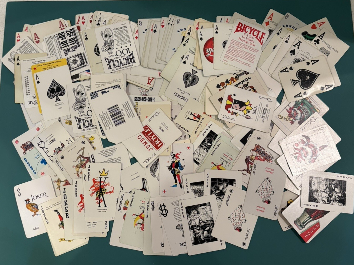 100+ Single Swap Playing Cards JOKERS    &    75+ Aces Swap Playing Cards