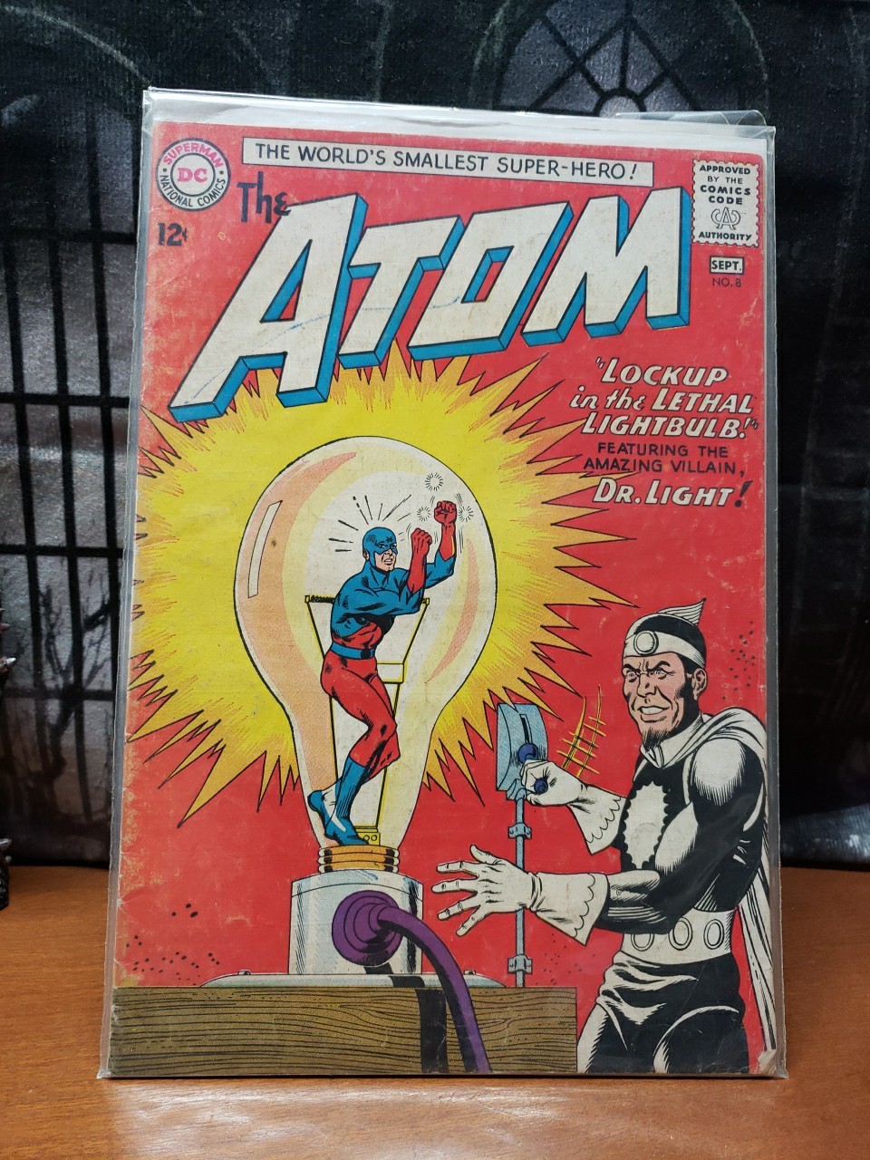 DC Comics 1963 THE ATOM #8  VG- SILVER AGE Lockup In Lightbulb