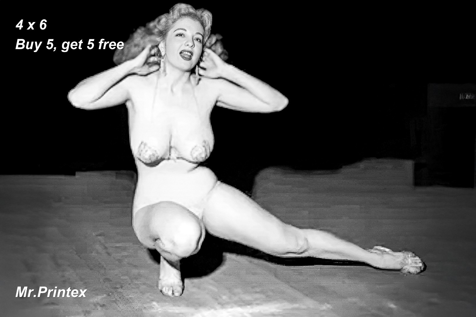Tempest Storm 💙 4x6 Photo - Vintage Glamour Icon - Burlesque