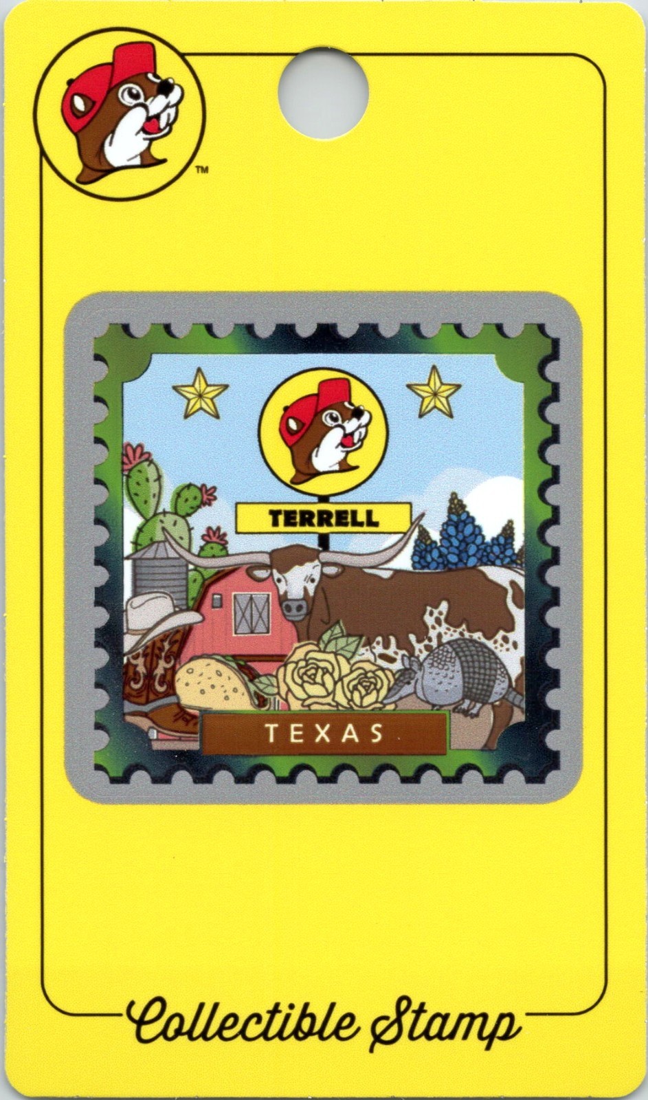 Buc-ee's Collectible Sticker Passport Stamp - Terrell Texas Store Buc-ee's Collectible Sticker Passport Stamp - Terrell Texas Store