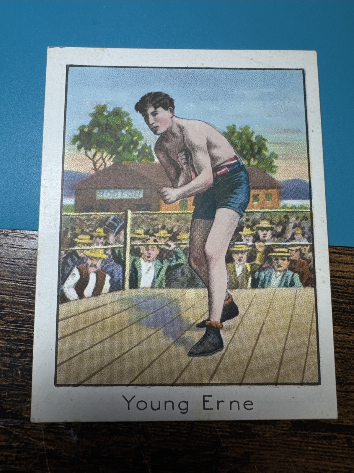 1910 ATC T220 Champion Athlete & Prize Fighter Series - Young Erne Mecca Back