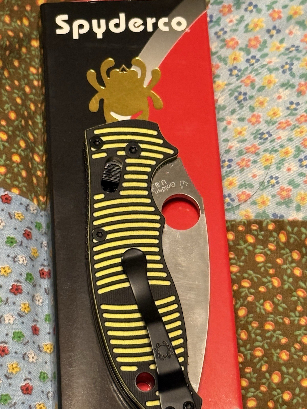 Spyderco Manix 2 Salt Yellow/Black G10 CPM MagnaCut Plain Edge Manual