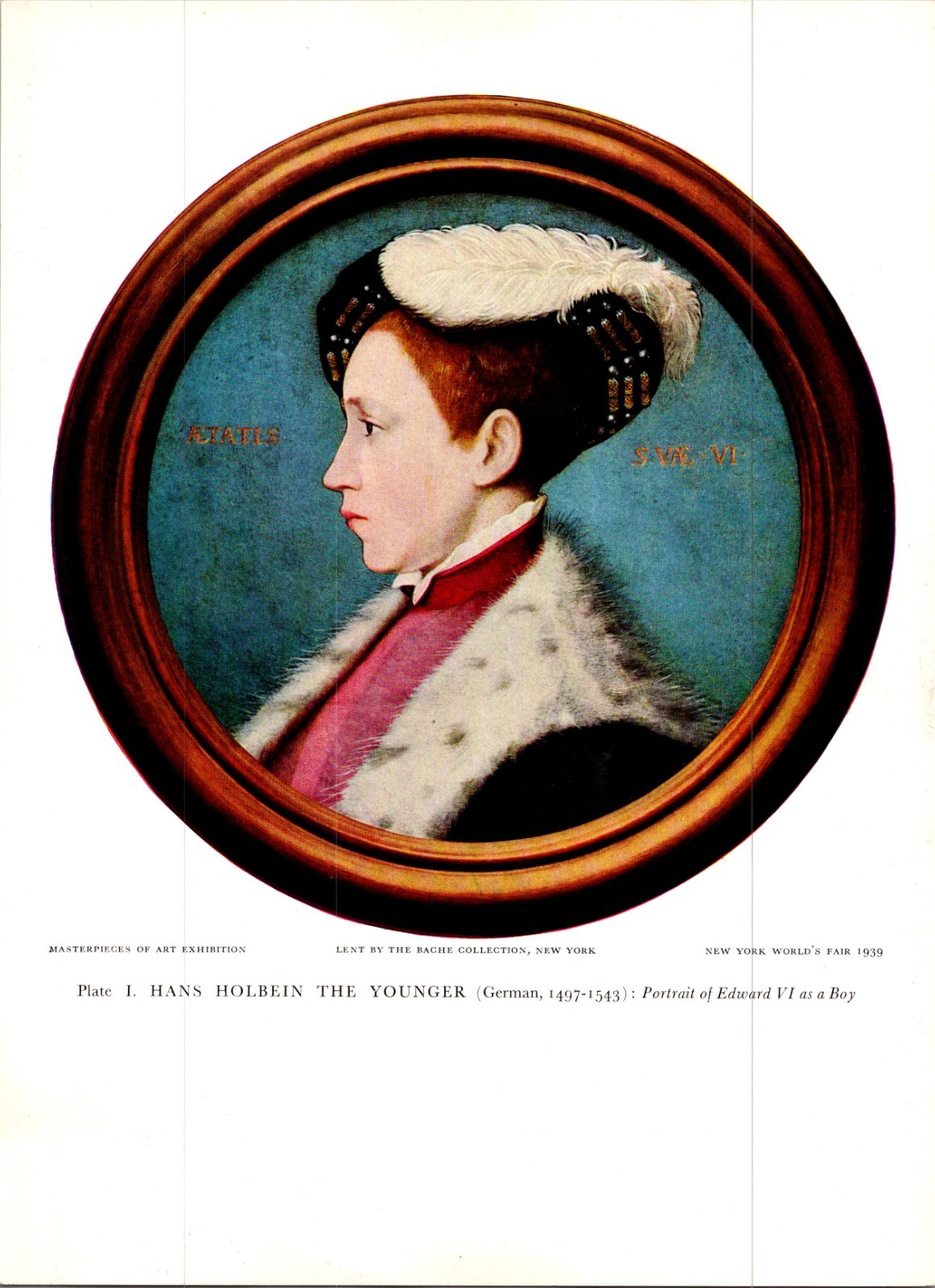 Hans Holbein The Younger German 1497-1543 Edward VI As A Boy 1939 Art Print 5A8