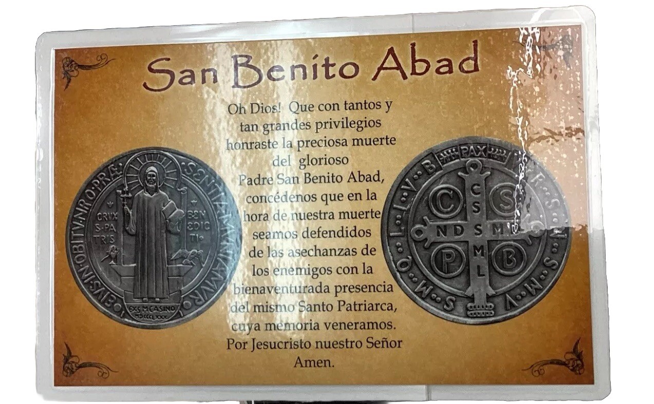 Cedula De San Benito Abad Exorcismo Y Oracion.Exorcism Of St Benedict And Prayer Cedula De San Benito Abad Exorcismo Y Oracion.Exorcism Of St Benedict And Prayer