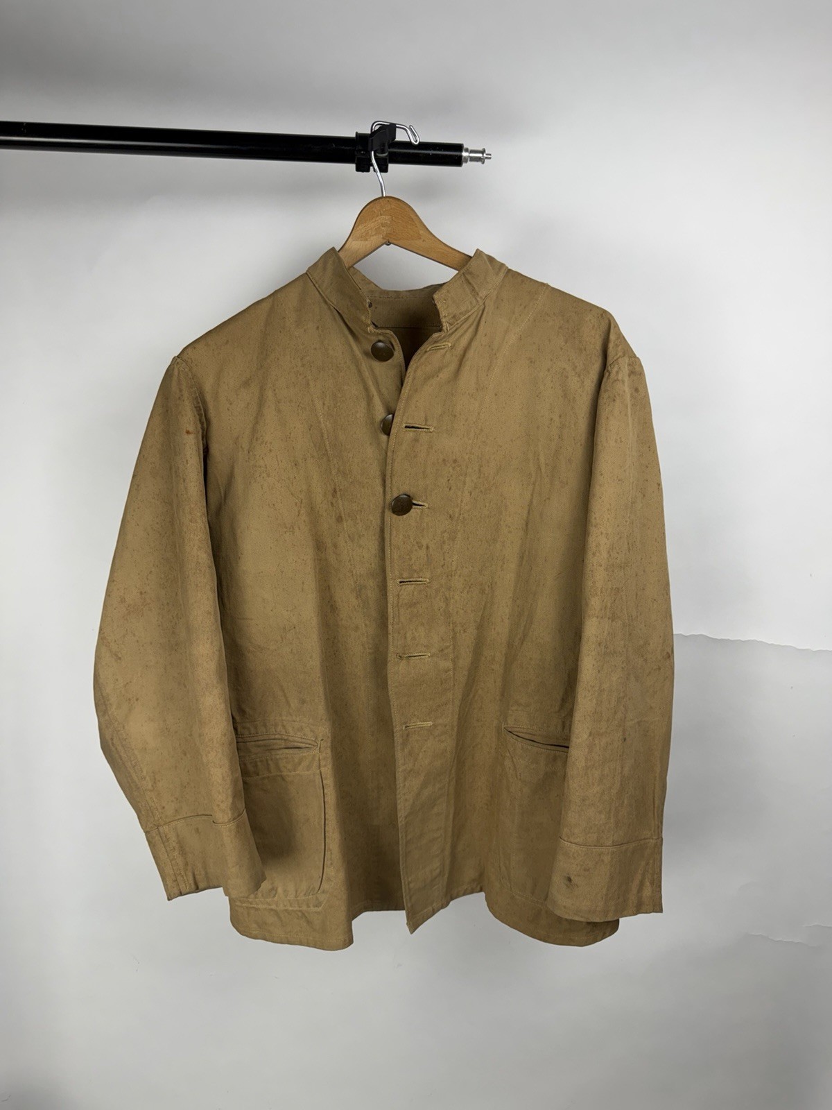 Original 1900s-1910s French Colonial Army Tropical Uniform Jacket - WWI Era