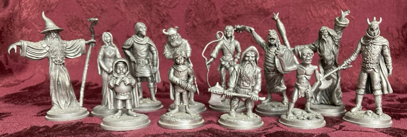 Vintage Lord of the Rings LOTR Limited Edition Pewter Figurines Elan Merch 1979