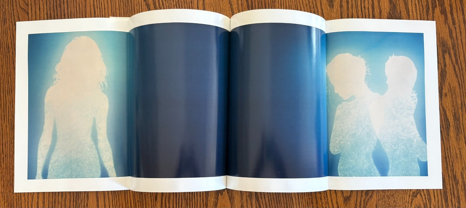 VERTU Luxury Phone 2002 Mag Print Ad 8-Page Fold-Out Abstract Figure Art RARE