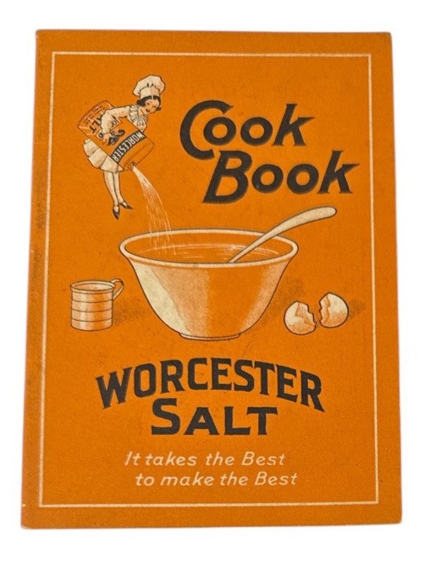 1931 Advertising Premium Worcester Salt Cookbook Ivory Recipes New York Goiter