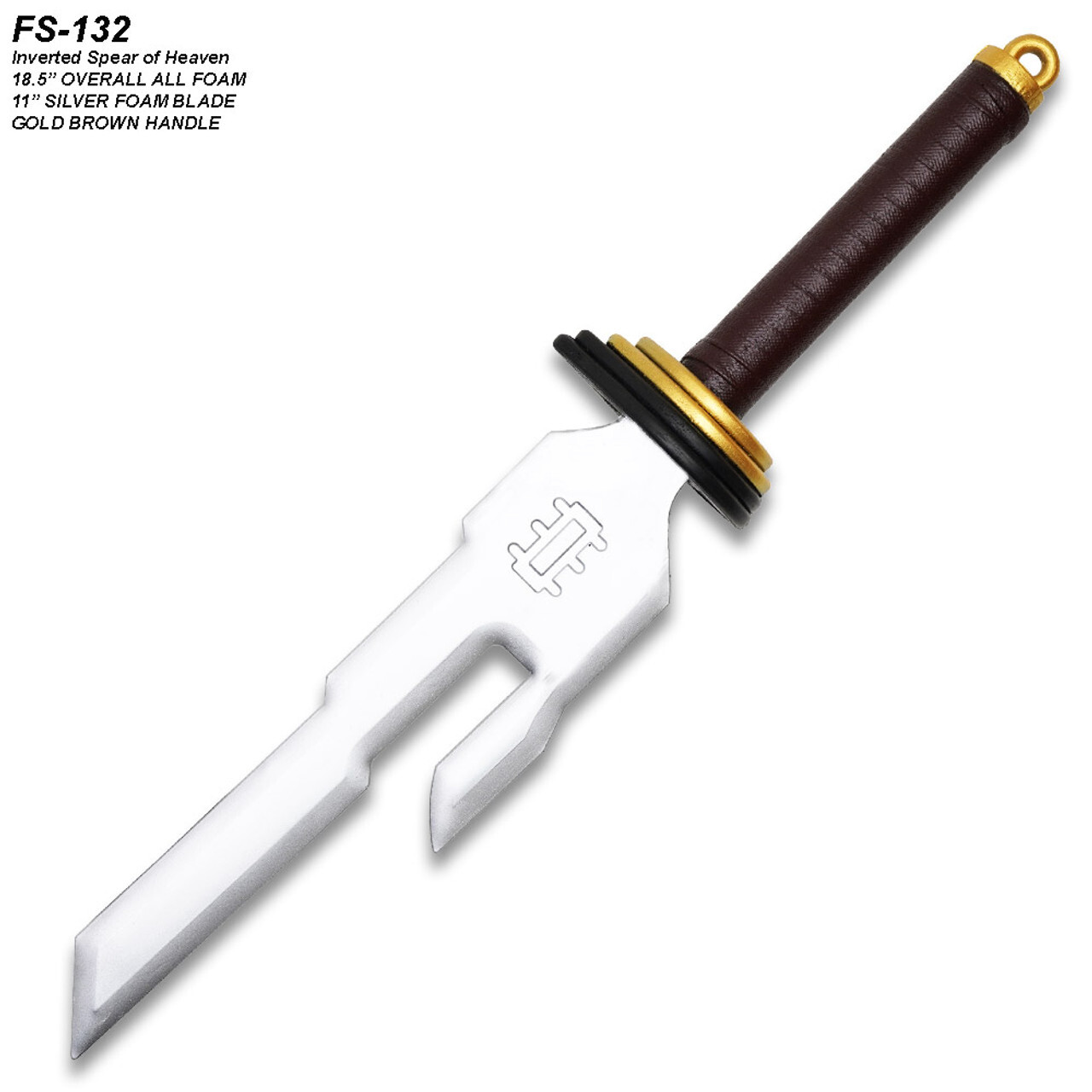 Inverted Spear of Heaven JJK FOAM Cosplay Prop Sword Brown PU Handle