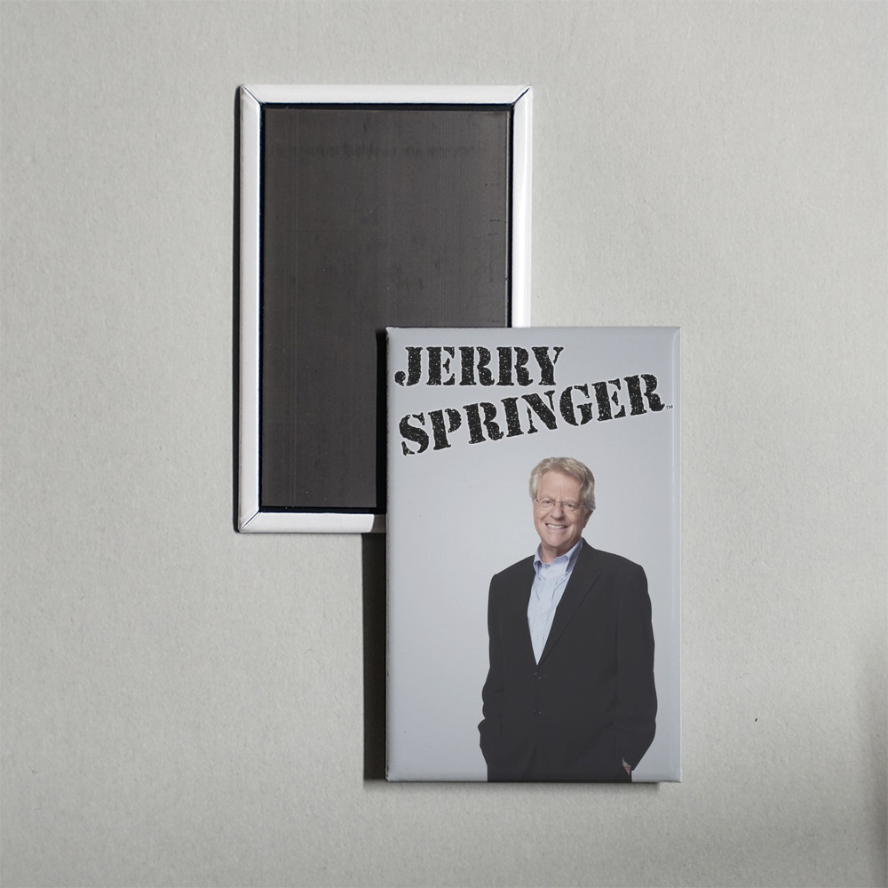 The Jerry Springer Show Mini TV Show Poster Fridge Locker Magnet The Jerry Springer Show Mini TV Show Poster Fridge Locker Magnet