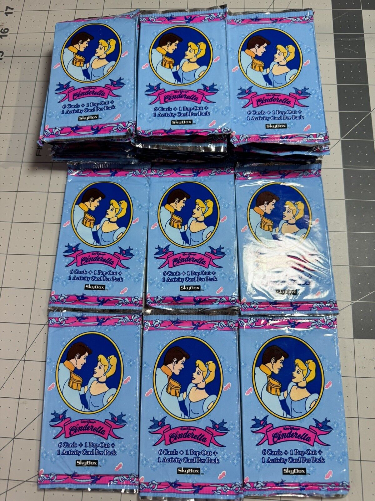 Disney's Cinderella Skybox Trading Cards ~ 1995 Factory Sealed ~ 36 packs