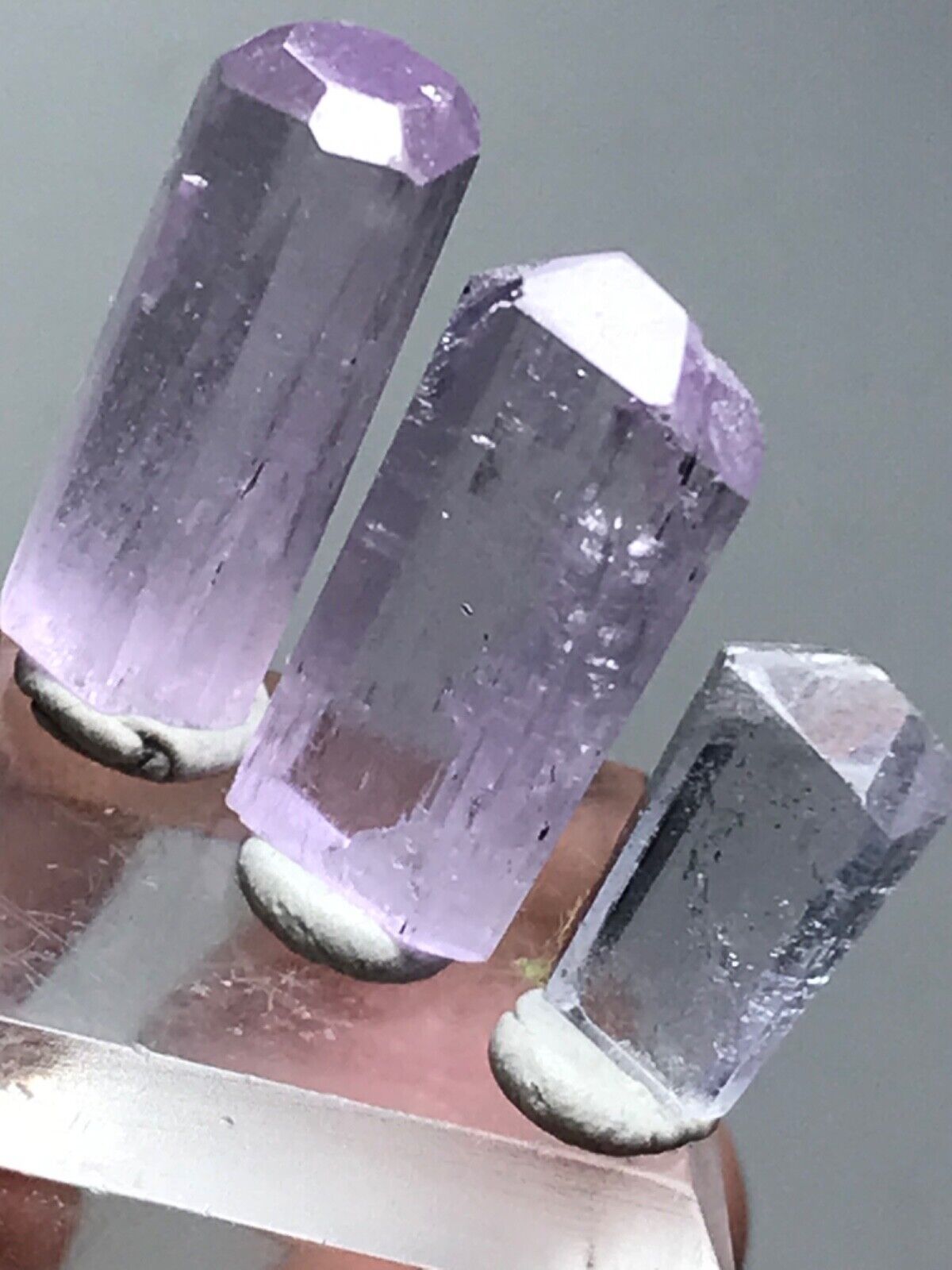 32.60 CTS AMAZING NATURAL POLISHED KUNZITE CRYSTALS LOT FROM AFGHANISTAN(aa26)