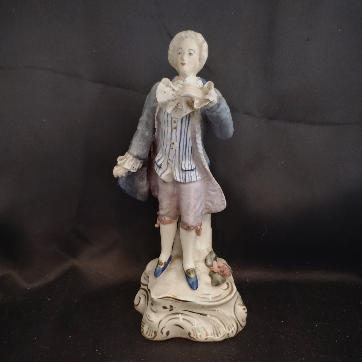 Vintage Cordey Porcelain Gentleman Figurine 5042 Colonial Dandy Rococo Man 11