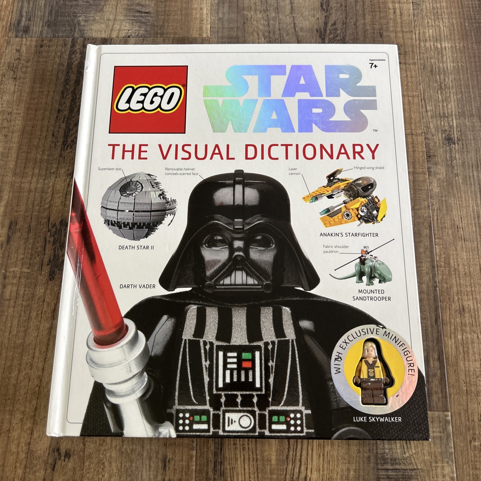 Lego Star Wars, The Visual Dictionary with Luke Skywalker MiniFigure, SEALED Lego Star Wars, The Visual Dictionary with Luke Skywalker MiniFigure, SEALED